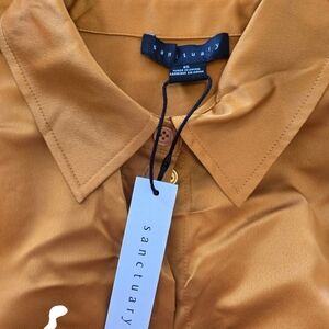 Sanctuary Golden Button-Up Shirt